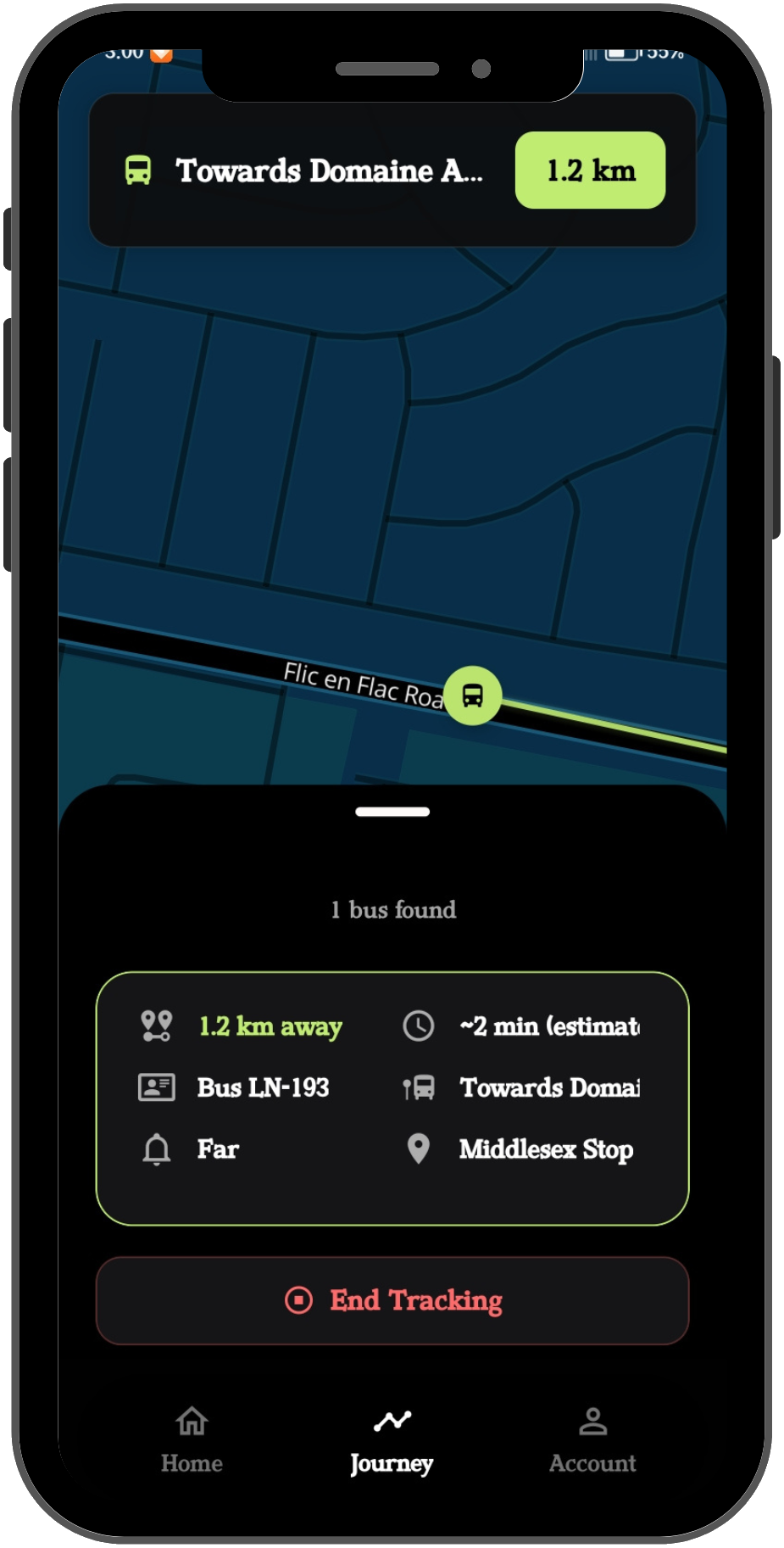 Alebus commuter app